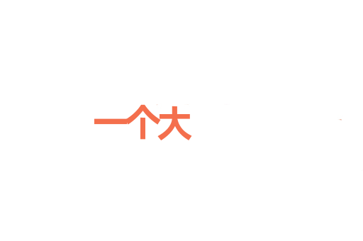 一个大