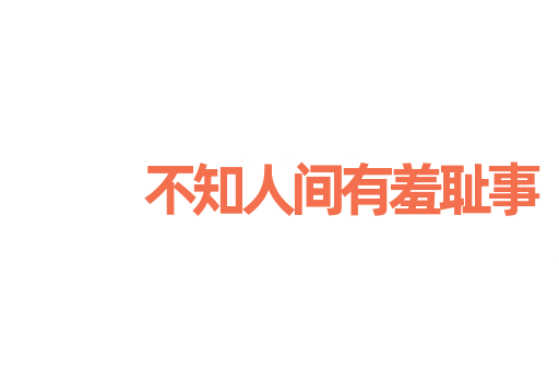 不知人间有羞耻事