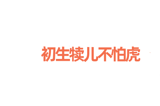 初生犊儿不怕虎
