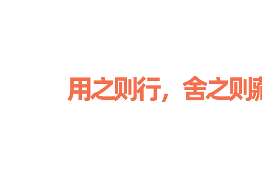 用之则行，舍之则藏