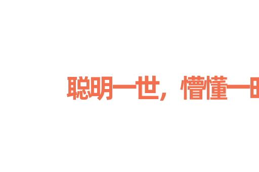 聪明一世，懵懂一时