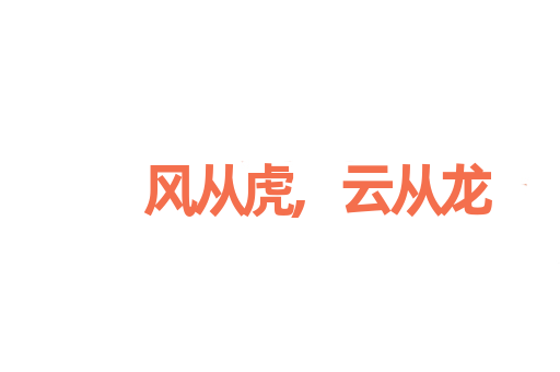 风从虎,云从龙